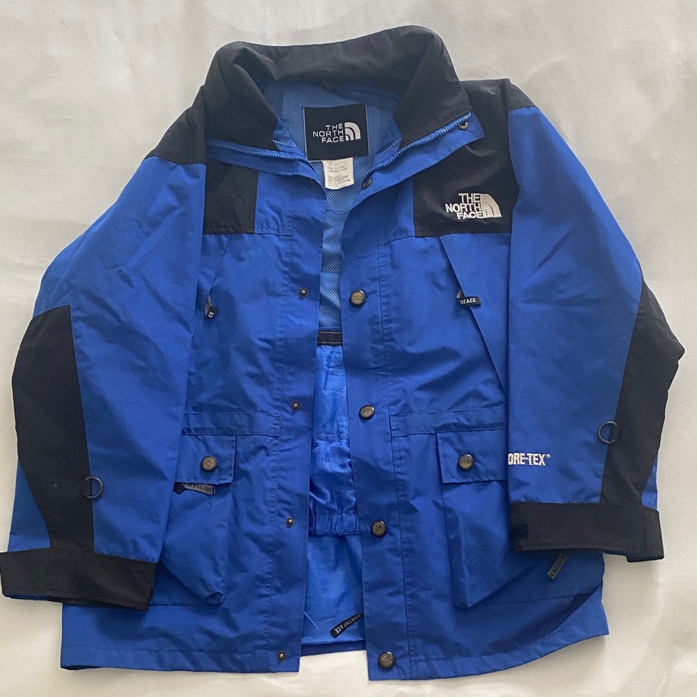 The North Face Royal Blue and Black Gore-Tex Jacket